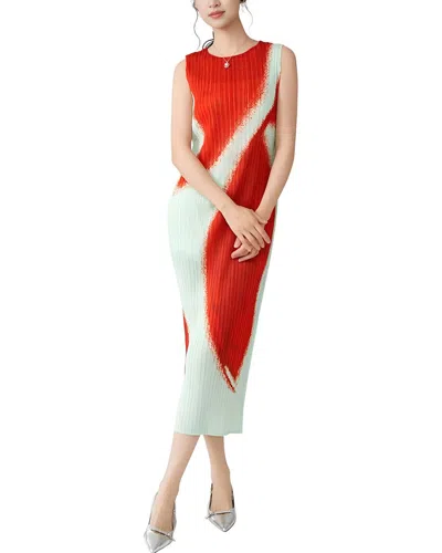 Linda Charm Midi Dress In Red