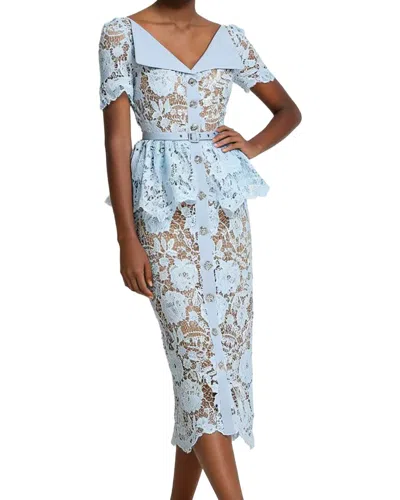 Linda Charm Midi Sheath Dress In Multi