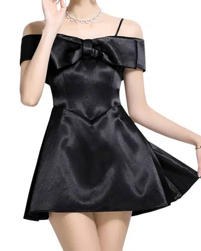 Linda Charm Mini Dress In Black
