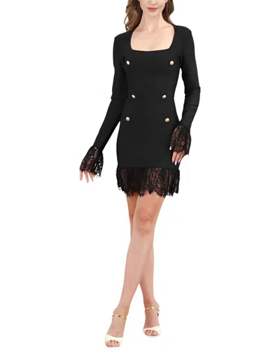 Linda Charm Mini Dress In Black