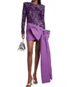 Linda Charm Mini Dress In Purple