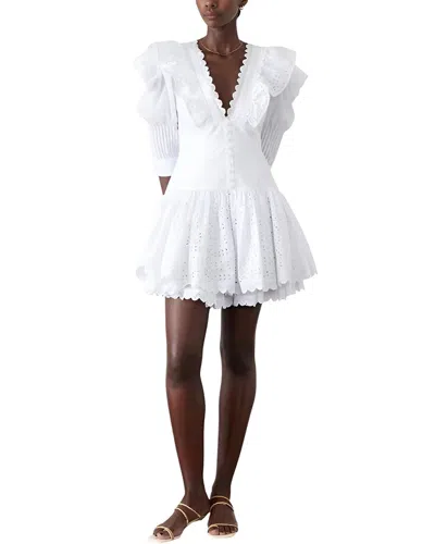 Linda Charm Mini Dress In White