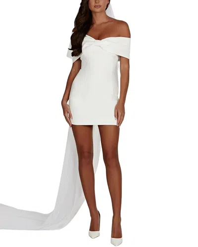 Linda Charm Mini Dress In White
