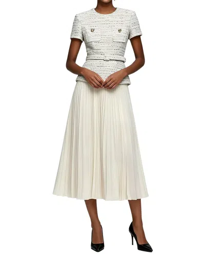 Linda Charm Short Sleeve Midi Dress