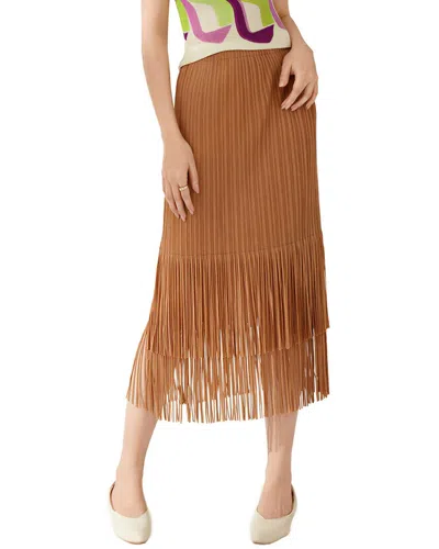 Linda Charm Skirt In Brown