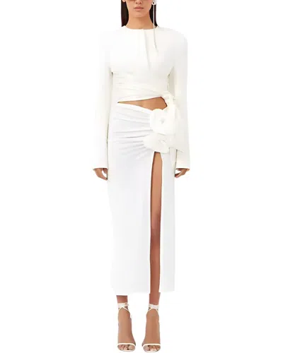 Linda Charm Skirt In White
