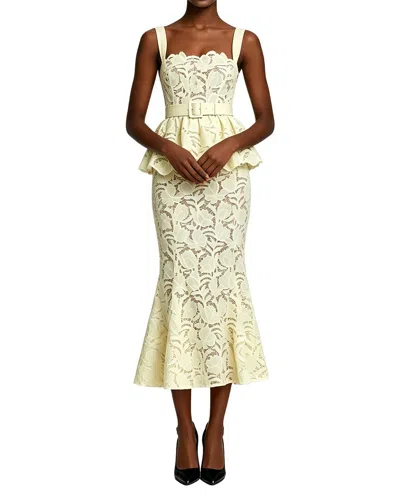 Linda Charm Sleeveless Midi Dress In Neutral