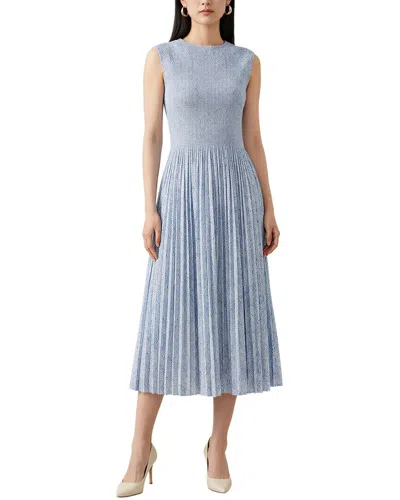 Linda Charm Sleeveless Midi Dress In Animal Print