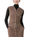 Linda Charm Vest In Brown