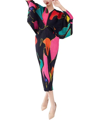 Linda Charm Womens Midi Dress In Blue