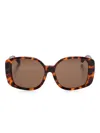 Linda Farrow 1478 Sunglasses In 褐色