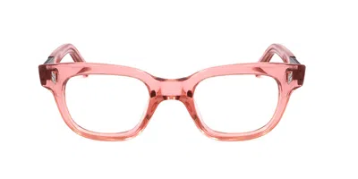 Linda Farrow Agent Provocateur Ap24 C9 Women's Glasses Pink Size 48 - Free Lenses - Blue Light Block Available In Transparent Rose Pink
