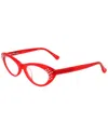 Linda Farrow Agent Provocateur By  Women's Ap21 52mm Optical Frames In Red