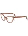Linda Farrow Agent Provocateur By  Women's Ap52 53mm Optical Frames In Brown