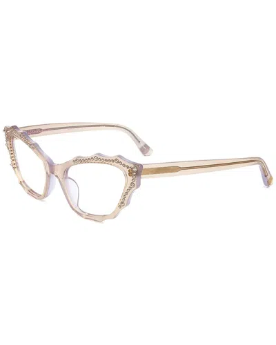 Linda Farrow Agent Provocateur By  Women's Ap52 53mm Optical Frames In Pink