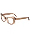 Linda Farrow Agent Provocateur By  Women's Ap56 51mm Optical Frames In Brown
