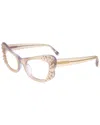 Linda Farrow Agent Provocateur By  Women's Ap56 51mm Optical Frames In Pink
