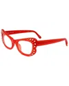 Linda Farrow Agent Provocateur By  Women's Ap56 51mm Optical Frames In Red