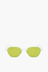 Linda Farrow Alessandra Rich Pantos Sunglasses With Neon Lenses