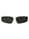 Linda Farrow Sunglasses Lfl1465 C2 Sun C2 In White/lightgold/grey
