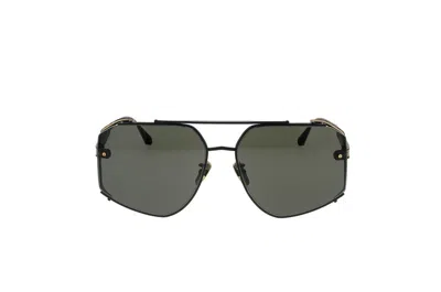 Linda Farrow Amar Aviator Sunglasses In Multi