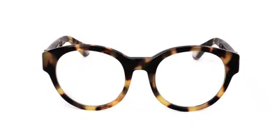 Linda Farrow Ann Demeulemeester Ad18 C2 Men's Glasses Tortoiseshell Size 48 - Free Lenses - Blue Light Block Avai In Dark Tortoise