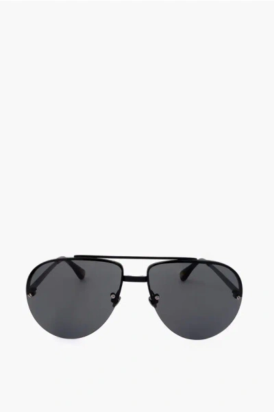 Linda Farrow Ann Demeulemeester Aviator Sunglasses With Metal Frame