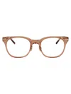 Linda Farrow Arch Glasses In Crystal Pink Havana