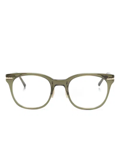 Linda Farrow Arch Square-frame Glasses In Green
