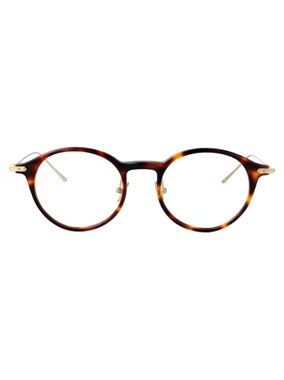 Linda Farrow Arris Glasses In Brown