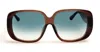 Linda Farrow Astrid - Brown / Aqua Sunglasses