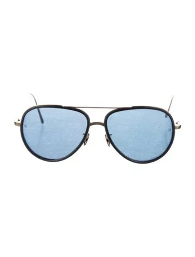 Pre-owned Linda Farrow Aviator Tinted Sunglasses In Multi