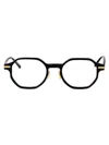 Linda Farrow Axis Geometric-frame Galsses In Black