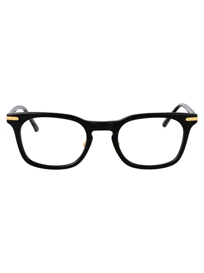 Linda Farrow Black/yellowgold/ Acetate Glasses