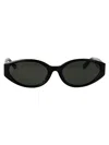 Linda Farrow Lyra Sunglasses In Black