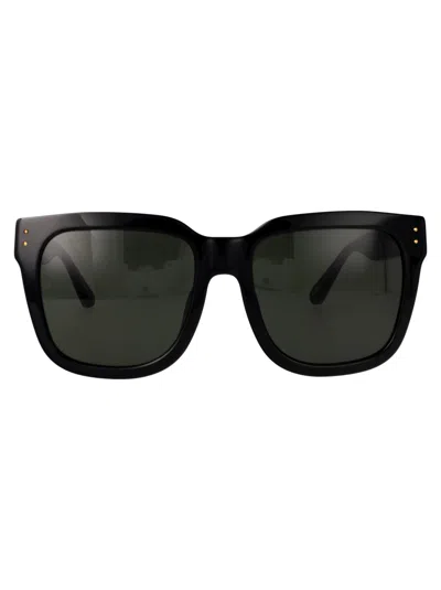 Linda Farrow Freya Sunglasses In Black