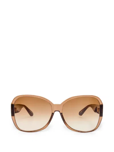 Linda Farrow Blair Sunglasses In Brown
