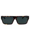 Linda Farrow Sunglasses Lfl1501 C3 Sun C3 In Darkt-shell/lightgold/deepgreen