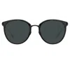 Linda Farrow Calthorpe Oval Sunglasses In B