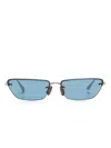 Linda Farrow Cat-eye Sunglasses In 金色