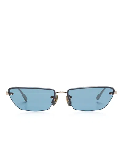 Linda Farrow Cat-eye Sunglasses In 金色