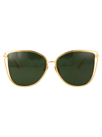 Linda Farrow Cat Eye Sunglasses Lfl1422 C3 Sun C3