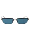 Linda Farrow Full Frame Sunglasses In Gold