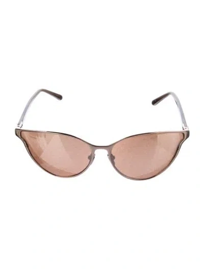 Pre-owned Linda Farrow Cat-eye Mirrored Sunglasses