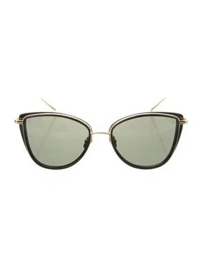 Pre-owned Linda Farrow Cat-eye Tinted Sunglasses In Multi