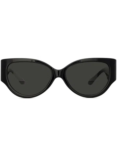 Linda Farrow Connie Cat-eye-sonnenbrille In Black