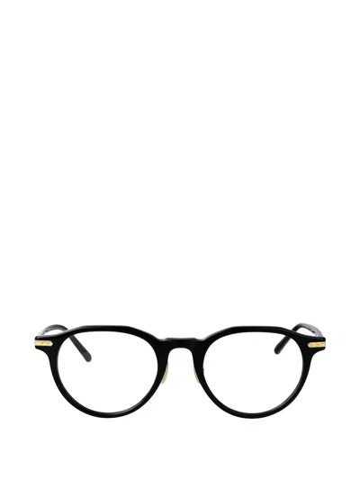 Linda Farrow Corbel Round Frame Glasses In Black