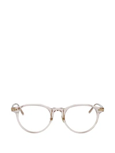 Linda Farrow Corbel Round-frame Glasses In Neutral