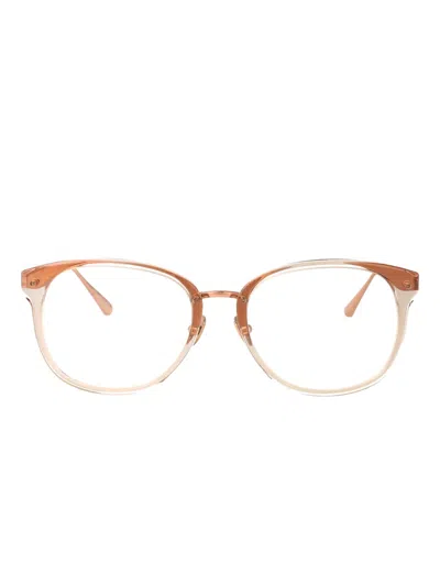 Linda Farrow Cyrus Round-frame Glasses