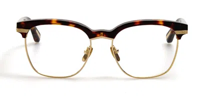 Linda Farrow Darin Lfl1518 C5 Men's Glasses Gold Size 54 - Free Lenses - Blue Light Block Available In Yellow